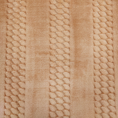 फैशनेबल Jacquard फलालैन ऊन कपड़ा 320 Gsm 150D स्लीपवियर के लिए