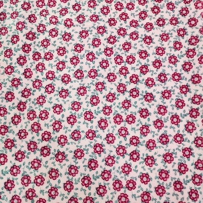 फूल मुद्रित Jacquard वेलोर मखमली कपड़ा 310gsm 100% पॉलिएस्टर